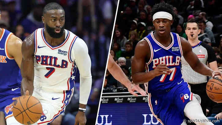 V.J. Edgecombe joins Jaylen Brown's stream to showcase Sixers' chemistry