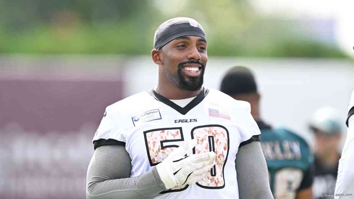 Eagles DC: 'Pretty miraculous' if Hunt (ankle, knee) plays vs. Panthers