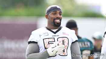 Eagles DC: 'Pretty miraculous' if Hunt (ankle, knee) plays vs. Panthers