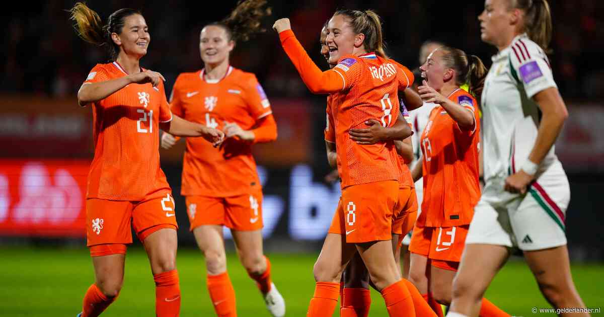 LIVE WK-kwalificatie | Op weg naar monsterscore? Brugts opent vroeg de score voor de Oranje Leeuwinnen
