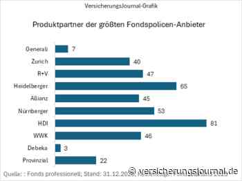 Was in den Fondspolicen der zehn größten Anbieter steckt