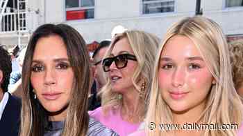 Victoria Beckham reveals her daughter Harper, 15, pitched her beauty brand idea in a PowerPoint presentation as the designer pours more than £2 million into launching the teen's range