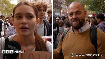 'If we don't scream, they won't listen to us': Student protesters speak to BBC in Paris