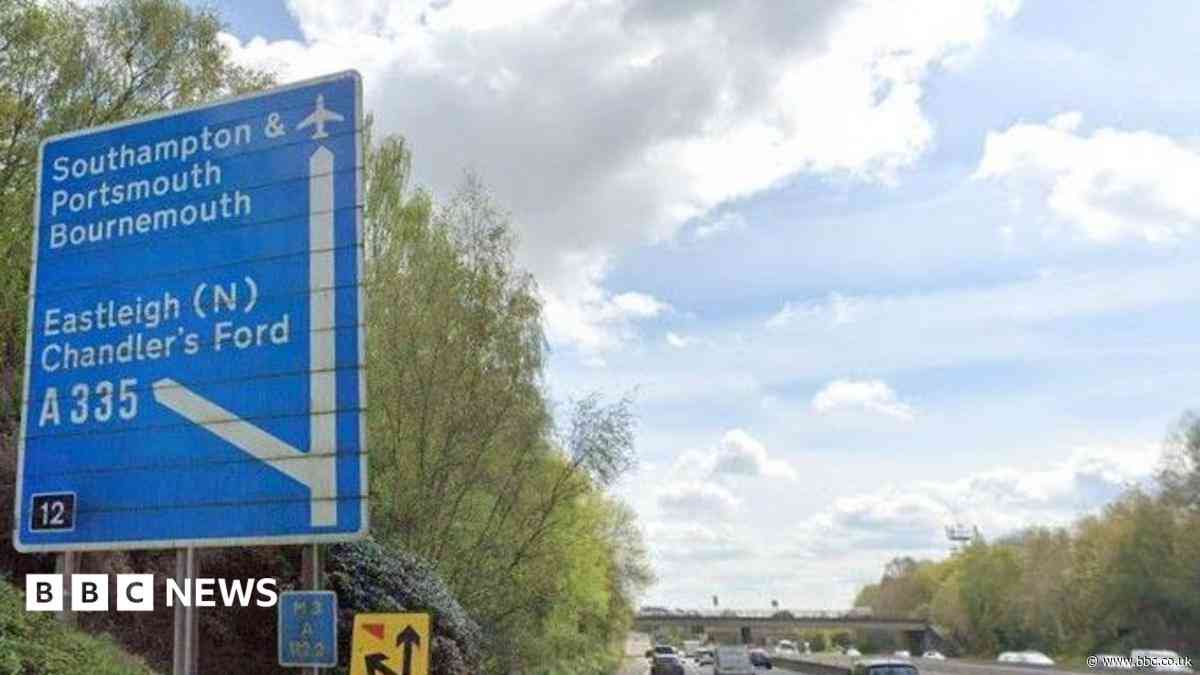 Man dies after falling from bridge onto M3