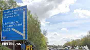 Man dies after falling from bridge onto M3
