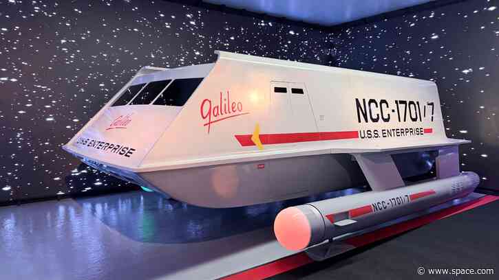 See the original Galileo shuttle from 'Star Trek' in its new home at the Original Series Set Tour in New York