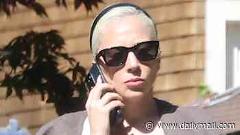New mom Lady Gaga and fiance Michael Polansky enjoy outing in Bay Area... four months after welcoming daughter Rose