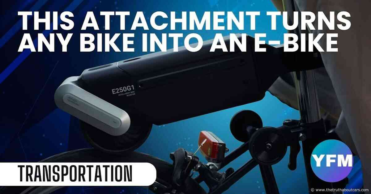 The Attachment That Turns Any Bike Into a Smart E-Bike