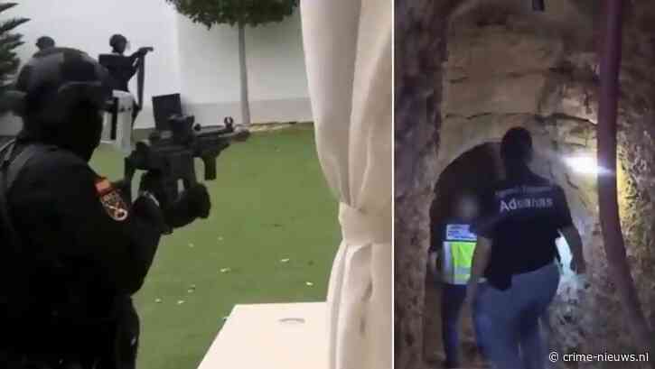 Verborgen luxevilla met ondergrondse tunnel ontdekt bij actie drugsbaas ‘El Pablo’ op Mallorca