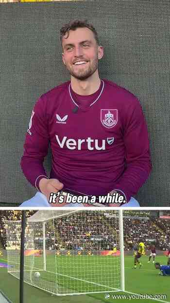 Jacob talks us through his goal 💜  #burnleyfc #football #efl