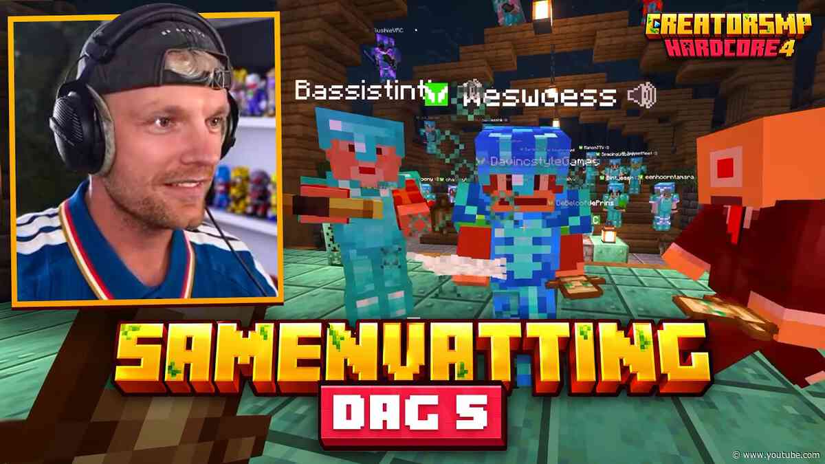 IN DE PROBLEMEN DOOR MIJN RAP!! - CREATOR SMP4 DAG 5