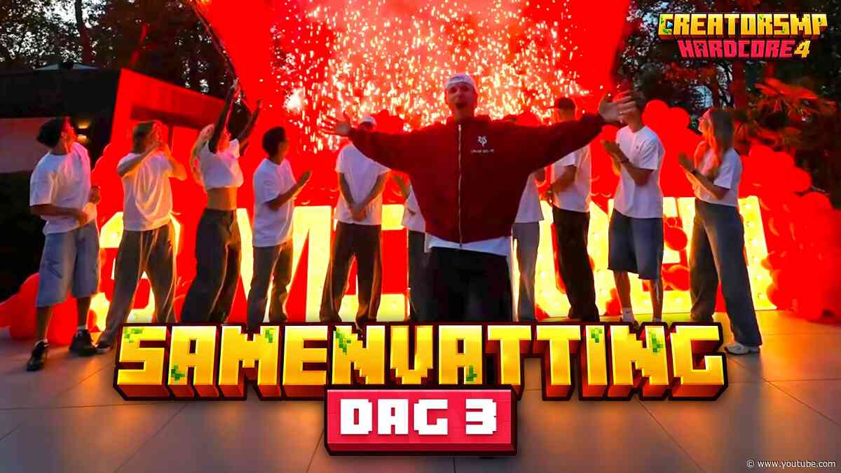 VUURWERKSHOW GEGEVEN VOOR DE 3 MILJOEN ABBONEES!  - CREATOR SMP4 DAG 3