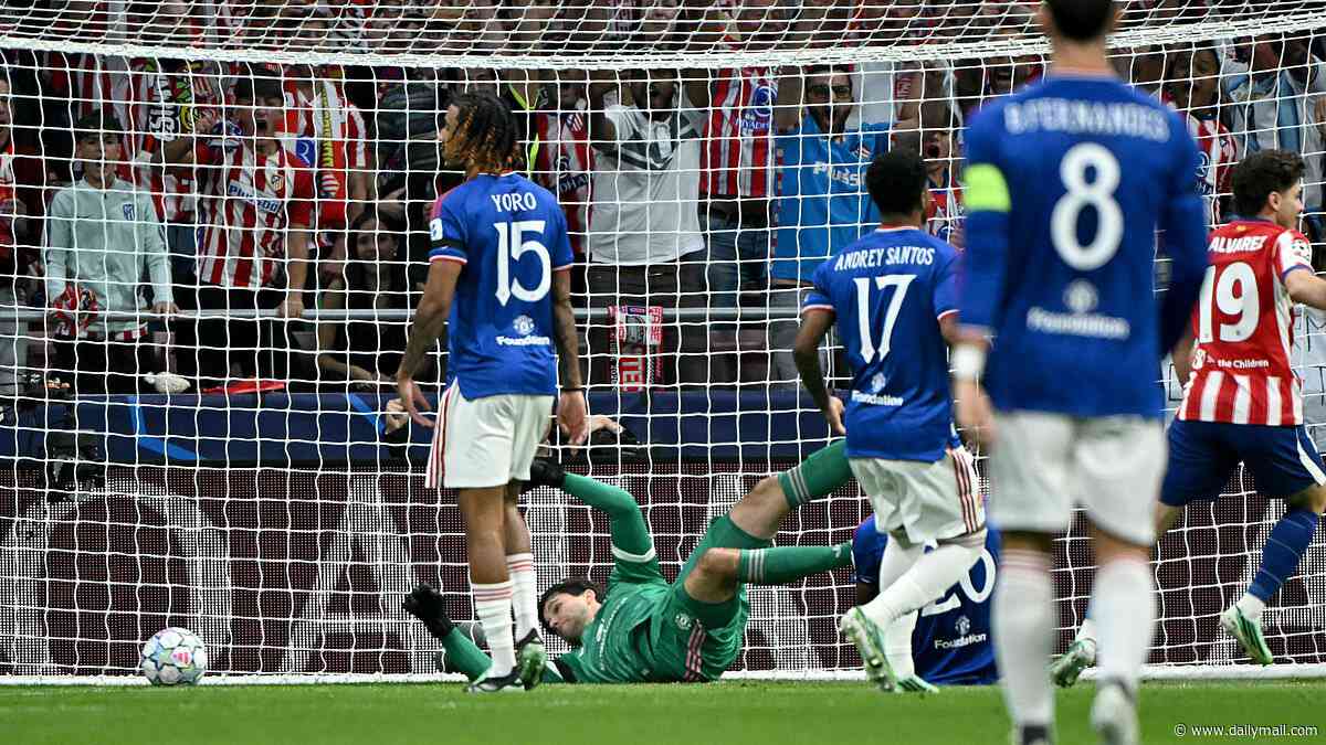 Atletico Madrid vs Manchester United and Arsenal vs Lille - Champions League LIVE: Red Devils push for an equaliser after conceding in FIRST minute, while Eze doubles Gunners' lead