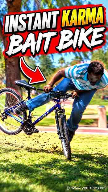 Bait Bike Prank , Instant Karma 😂 #Pranks #Funny #Viral #Fails