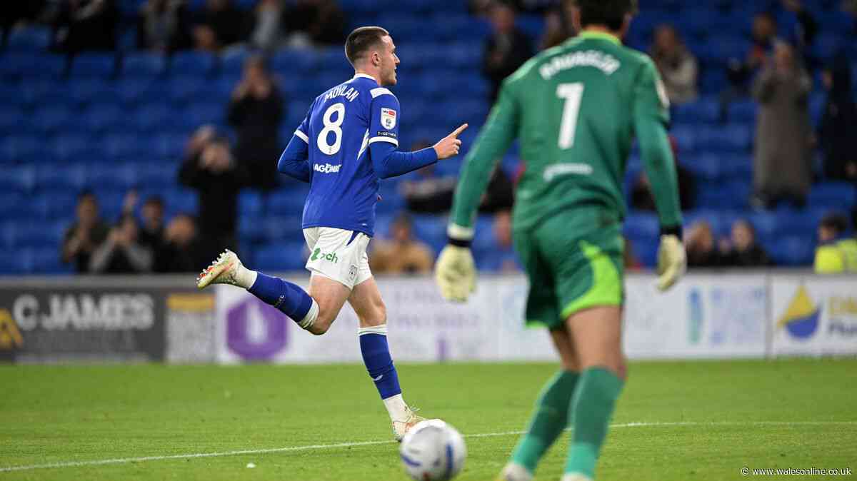 Cardiff City hammer Watford as striker Moylan scores twice in first-half blitz