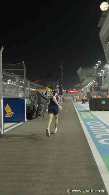 Max and Laurent = 🏃💨 #F1 #RedBullRacing
