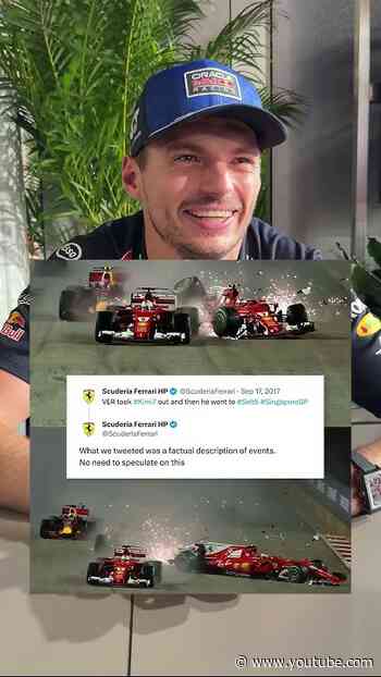 He never forgets... 👀 #F1 #RedBullRacing #MaxVerstappen