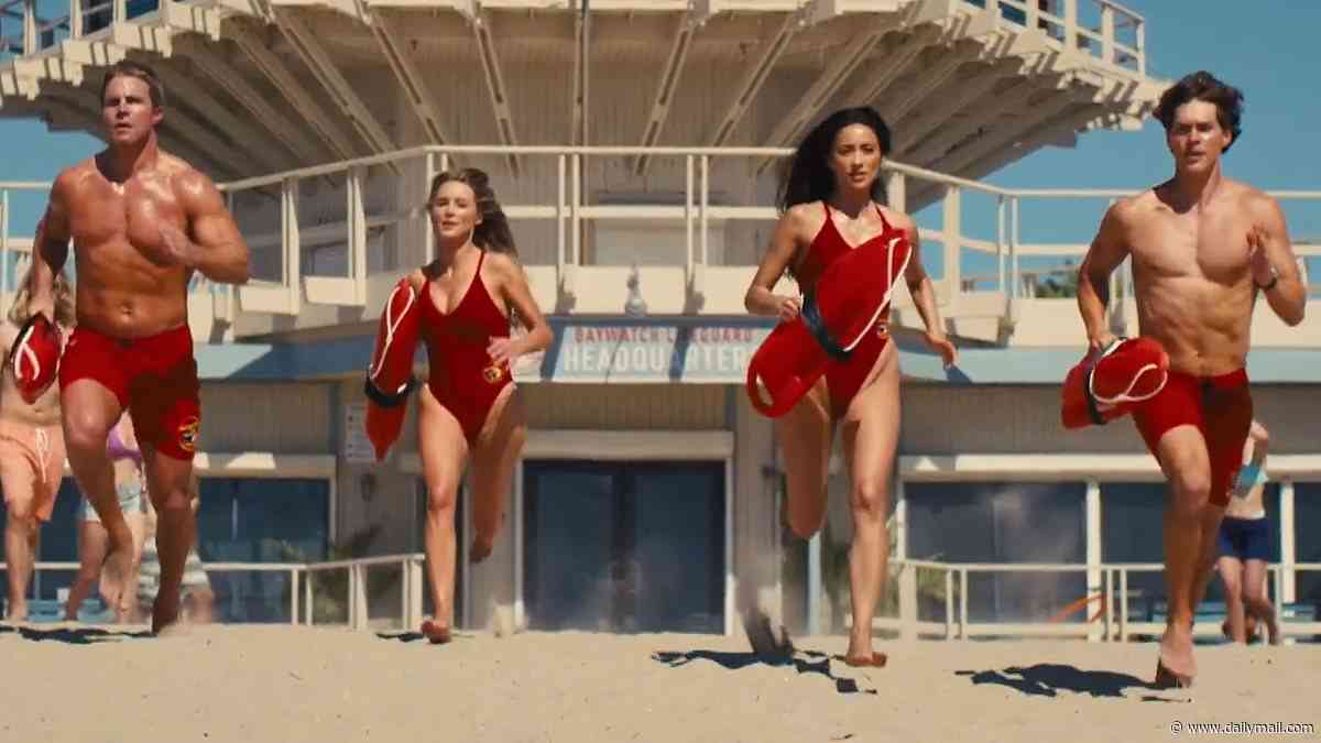 Baywatch reboot savaged as a 'Hallmark movie' starring TikToker who 'can't act' as trailer drops: 'It's giving canceled after one season'