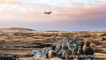 British soldiers train to recapture Falklands after threats by Argentina