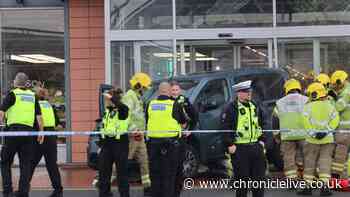 Silverlink M&S crash RECAP: Two pedestrians seriously injured after vehicle smashes into foodhall in Wallsend