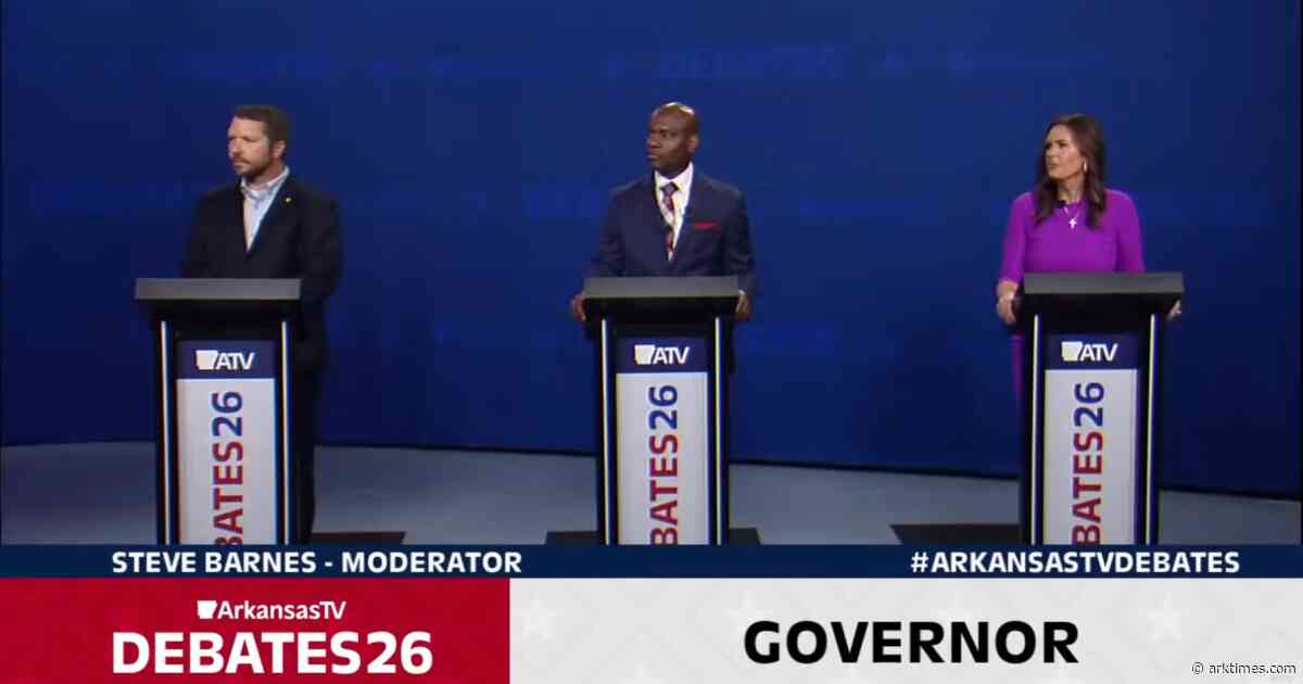 In gubernatorial debate, Sanders relies on usual talking points as opponents attack her record