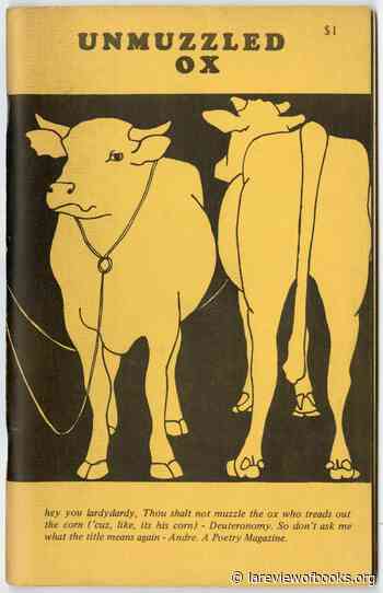 What was Unmuzzled OX? Andy Warhol posed with it. So, improbably, did Rodney Dangerfield — in a robe, with a lapdog