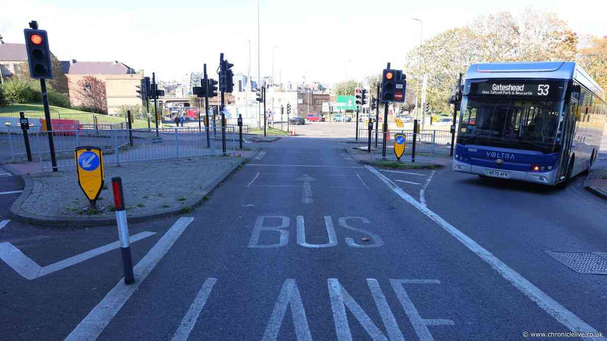 Angry Gosforth motorist fined for using Gateshead bus lane says he had 'no option' due to diversion