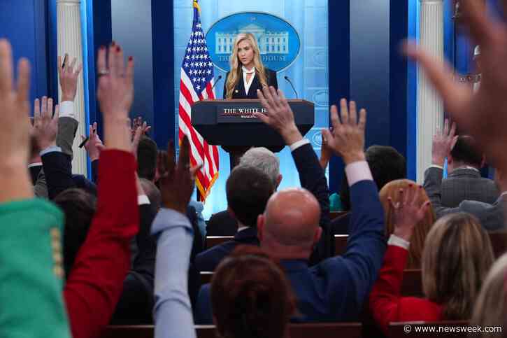 White House press secretary's debut draws criticism but Trump says she was 'very good'