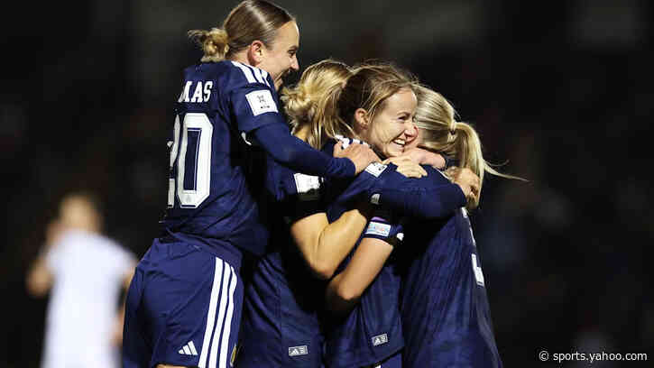 Women’s World Cup play-off: Five-goal thriller sees Scotland beat Czechia
