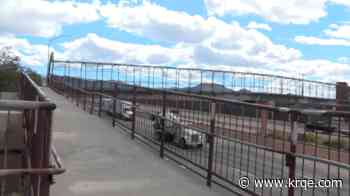 Highly utilized pedestrian bridge by Eubank gets safety improvements
