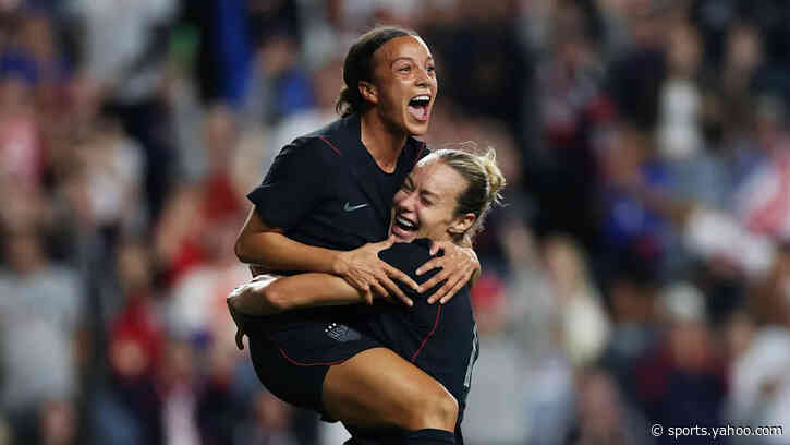 Mallory Swanson scores late equalizer as USWNT rallies from 2 goals down to draw Spain, 2-2