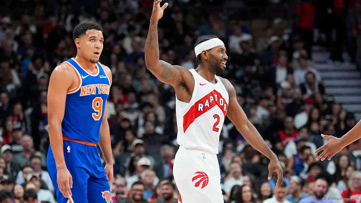 Kawhi Leonard drops 21 points in opening half of Raptors preseason debut after Clippers trade, scandal