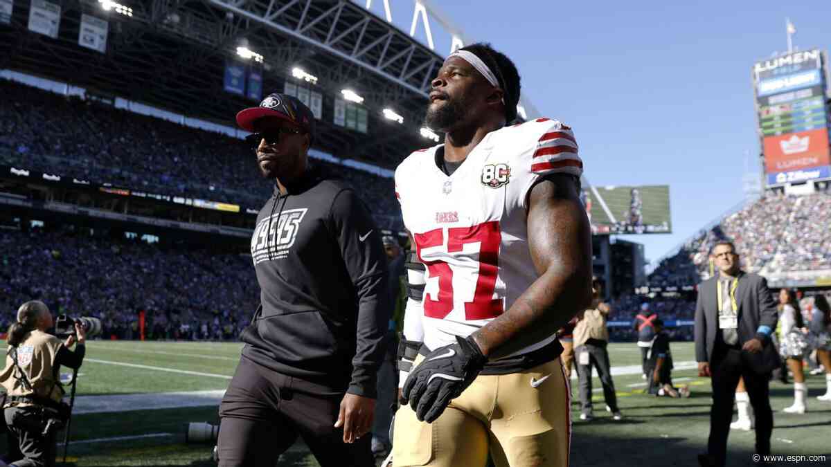 Niners LB Greenlaw's appeal rejected, will serve 1-game ban vs. Commanders