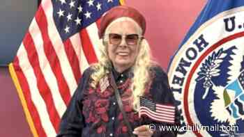 Joni Mitchell is now officially a United States citizen after 62-year 'journey'… as Canadian native proudly waves American flag
