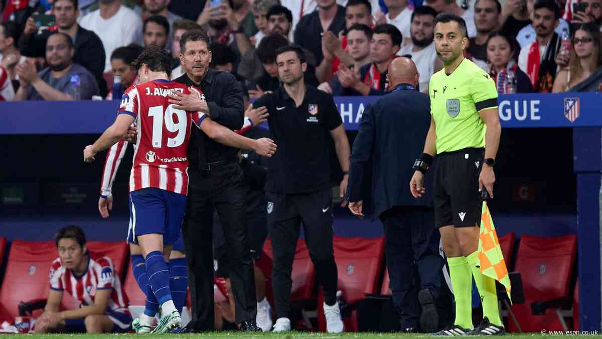 Simeone says Álvarez closer to player Atlético 'want to see'