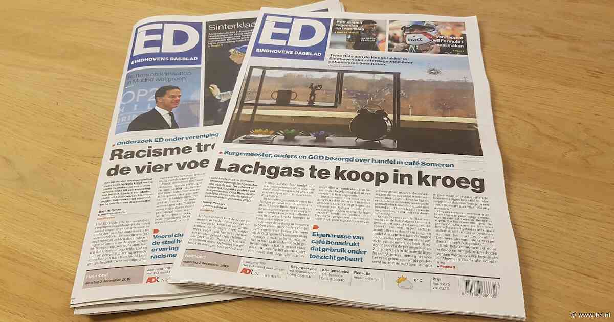 Twee edities van Eindhovens Dagblad niet gedrukt door problemen bij drukkerij in Best