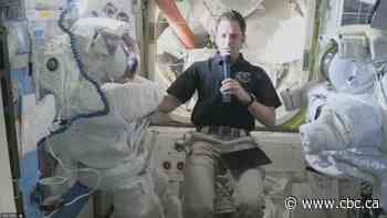Canadian astronaut Joshua Kutryk says he's 'having a blast' on the International Space Station
