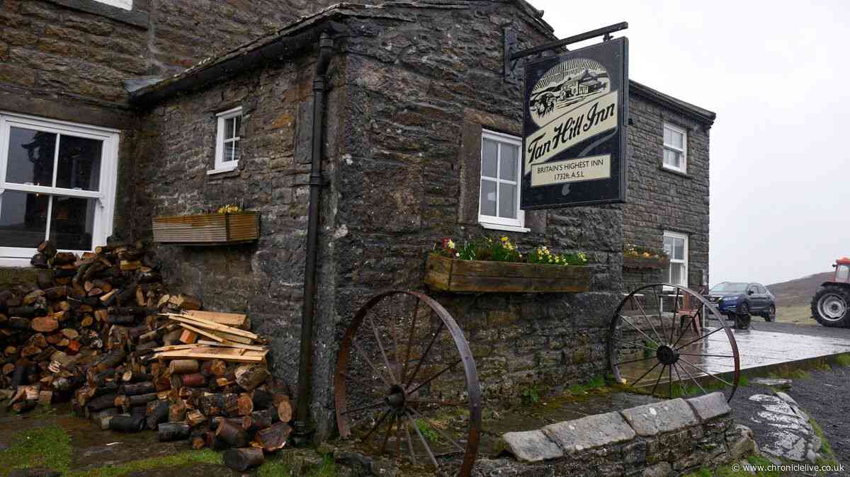 Britain's highest pub with roaring fires, food and walks just 90 mins from Newcastle