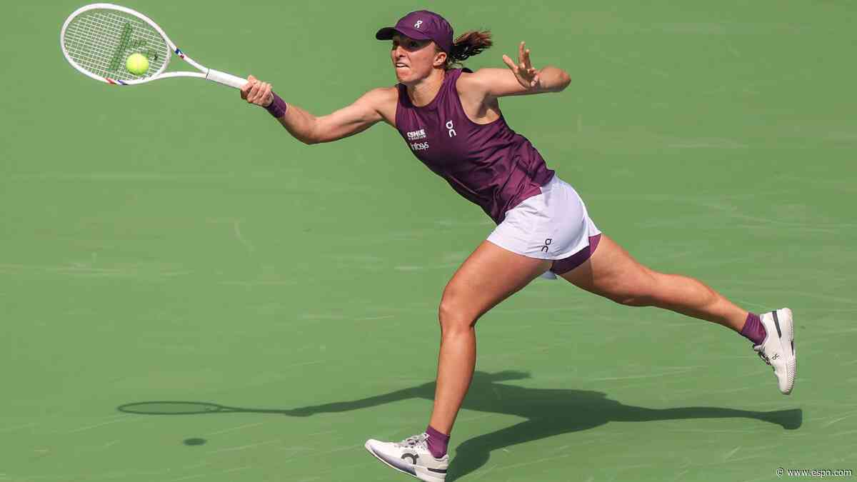 Swiatek advances to Wuhan Open round of 16 in straight sets
