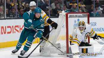Charlie McAvoy scores in season debut, Bruins double up Sharks