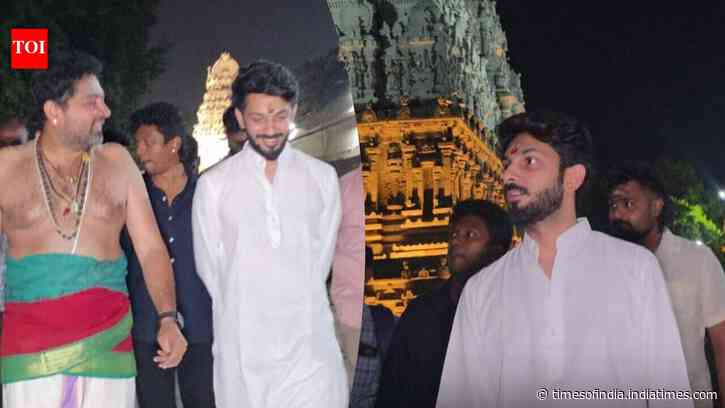Anirudh seeks blessings at Tiruvannamalai ahead of 'Jailer 2' release