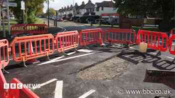 Contractors remove island that blocked bus route