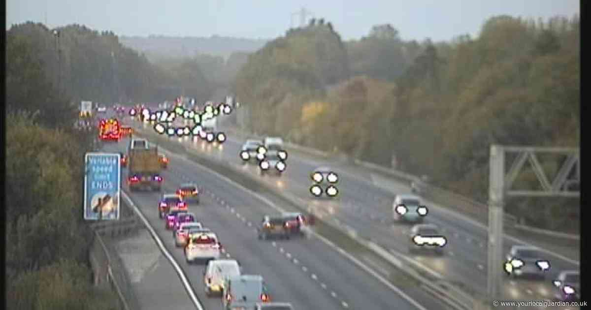 LIVE updates as crashes and breakdown spark miles of delays on M25