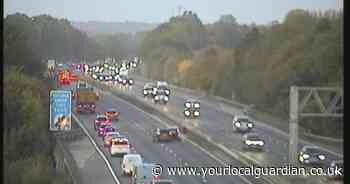 LIVE updates as crashes and breakdown spark miles of delays on M25