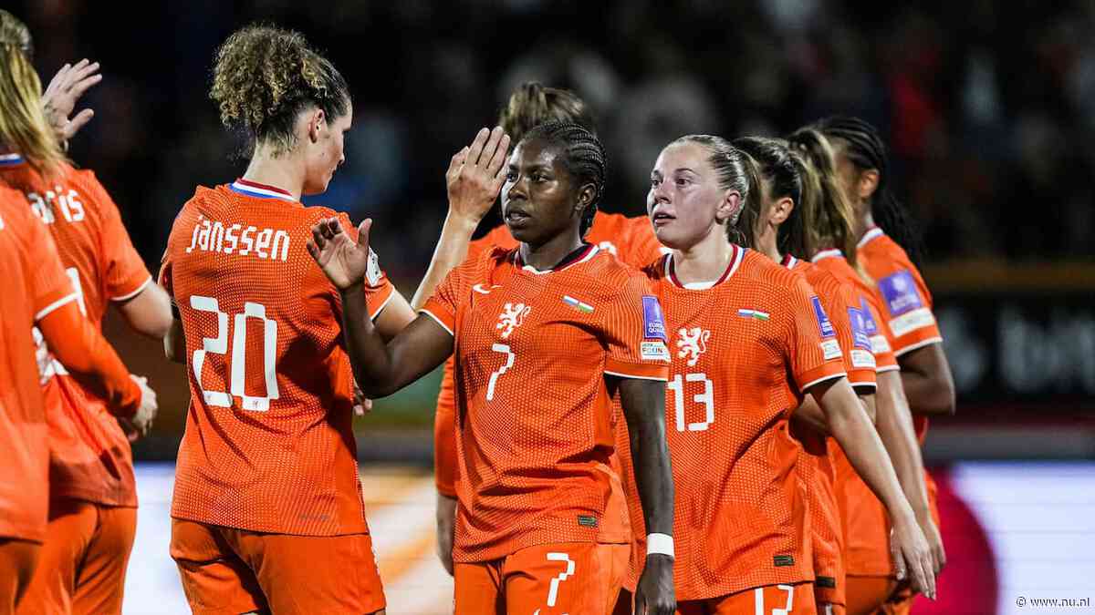 Oranjevrouwen kunnen WK ruiken, maar zijn nog niet tevreden: 'Had meer verwacht'