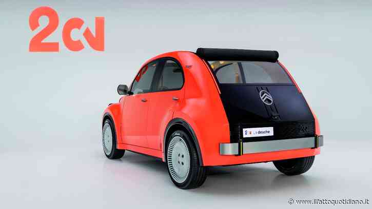 Citroën 2 CV Concept, l’icona francese torna in versione elettrica – FOTO