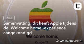 Samenvatting: dit heeft Apple tijdens de ‘Welcome home’-experience aangekondigd