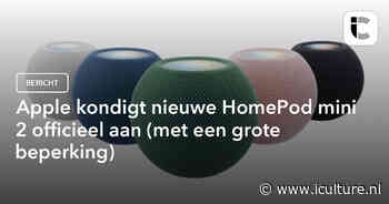 Apple kondigt nieuwe HomePod mini 2 officieel aan (met een grote beperking)