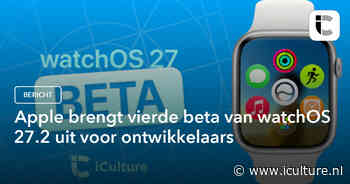 Apple brengt vierde beta van watchOS 27.2 uit voor ontwikkelaars