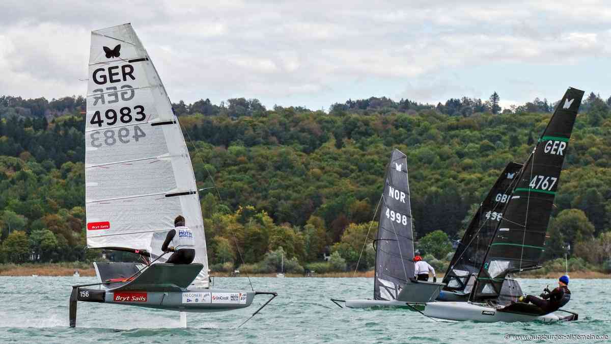 Auf dem Ammersee wird der deutsche Meister der Moth-Segler gekürt